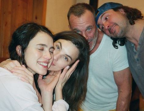 Paul Qualley with his children
